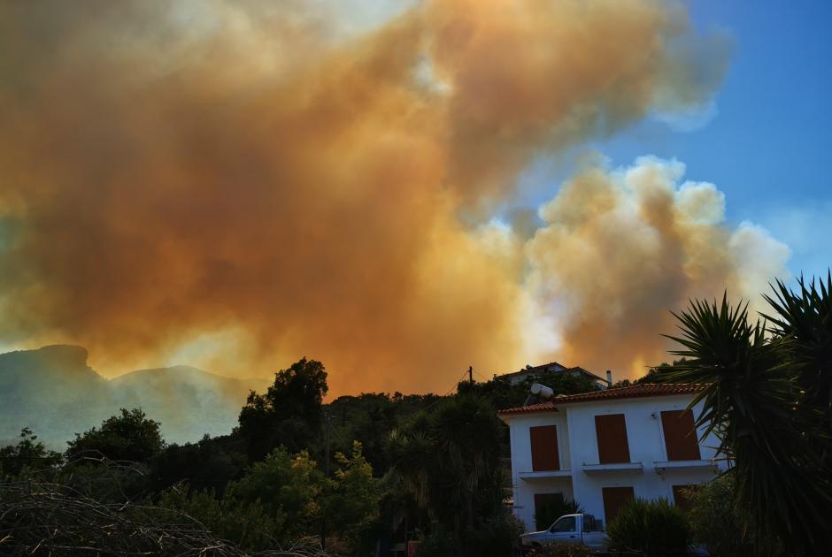 Φωτιά στην Σάμο