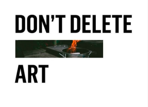 Don't delete art