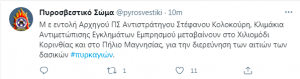 ανάρτηση για φωτιά